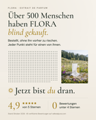 Über 500 Menschen haben FLORA blind gekauft, Bewertung 4,9 von 5 Sternen