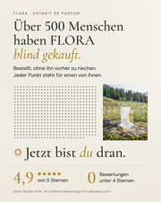 Über 500 Menschen haben FLORA blind gekauft, Bewertung 4,9 von 5 Sternen