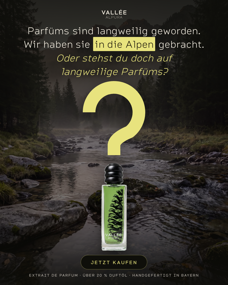 Parfüms sind langweilig geworden. Wir haben sie&nbsp;in die Alpen&nbsp;gebracht.